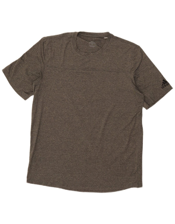 Adidas Ανδρικό T-Shirt Aeroready Top Large Grey Polyester