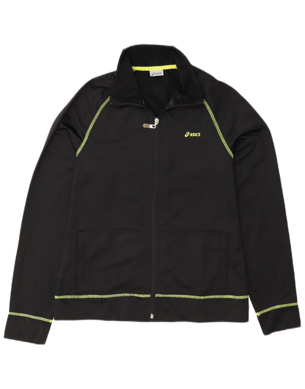 Γυναικεία αθλητική φόρμα Asics Top Jacket UK 12 Medium Black Polyester