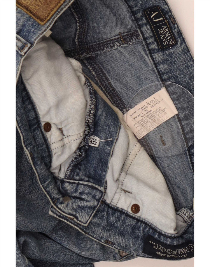 Armani Ανδρικό τζιν ίσιο W32 L32 Μπλε βαμβακερό