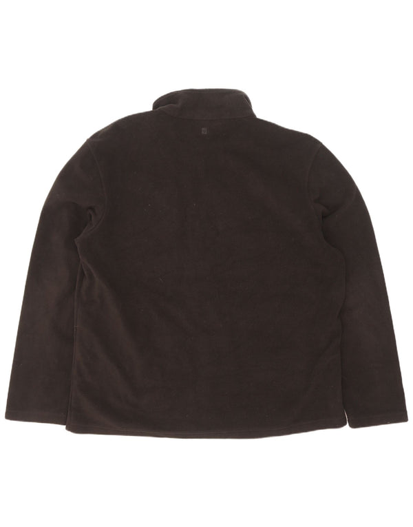 Mountain Warehouse Ανδρικό Fleece Jacket UK 44 2XL Μαύρο Πολυεστέρας
