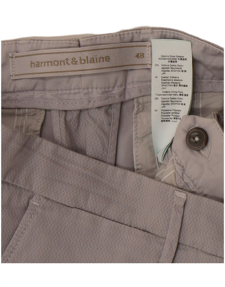 Ανδρικό παντελόνι Chino Harmont & Blaine IT 48 Medium W36 L28 Γκρι βαμβακερό