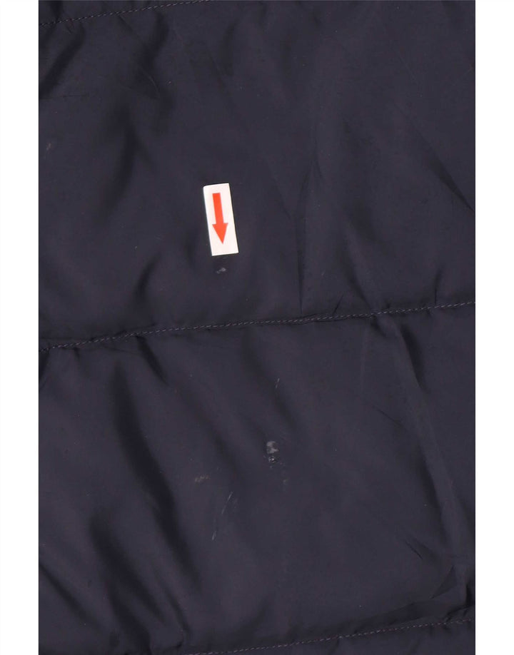Tommy Hilfiger Γυναικείο μπουφάν UK 16 Large Navy Blue Polyester