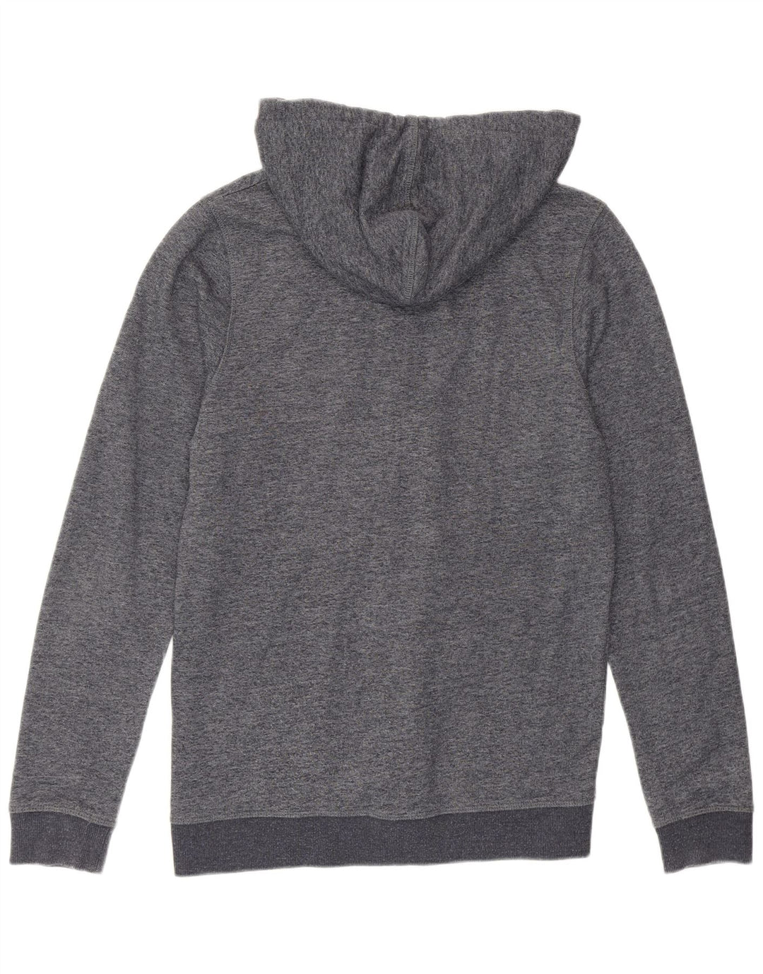 Ανδρικό πουλόβερ Jack & Jones με φερμουάρ με κουκούλα με μεσαίο γκρι πολυεστέρα