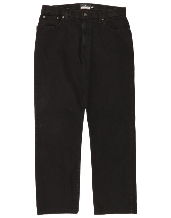 Ανδρικό τζιν ίσιο MARKS & SPENCER W34 L31 Μαύρο βαμβακερό