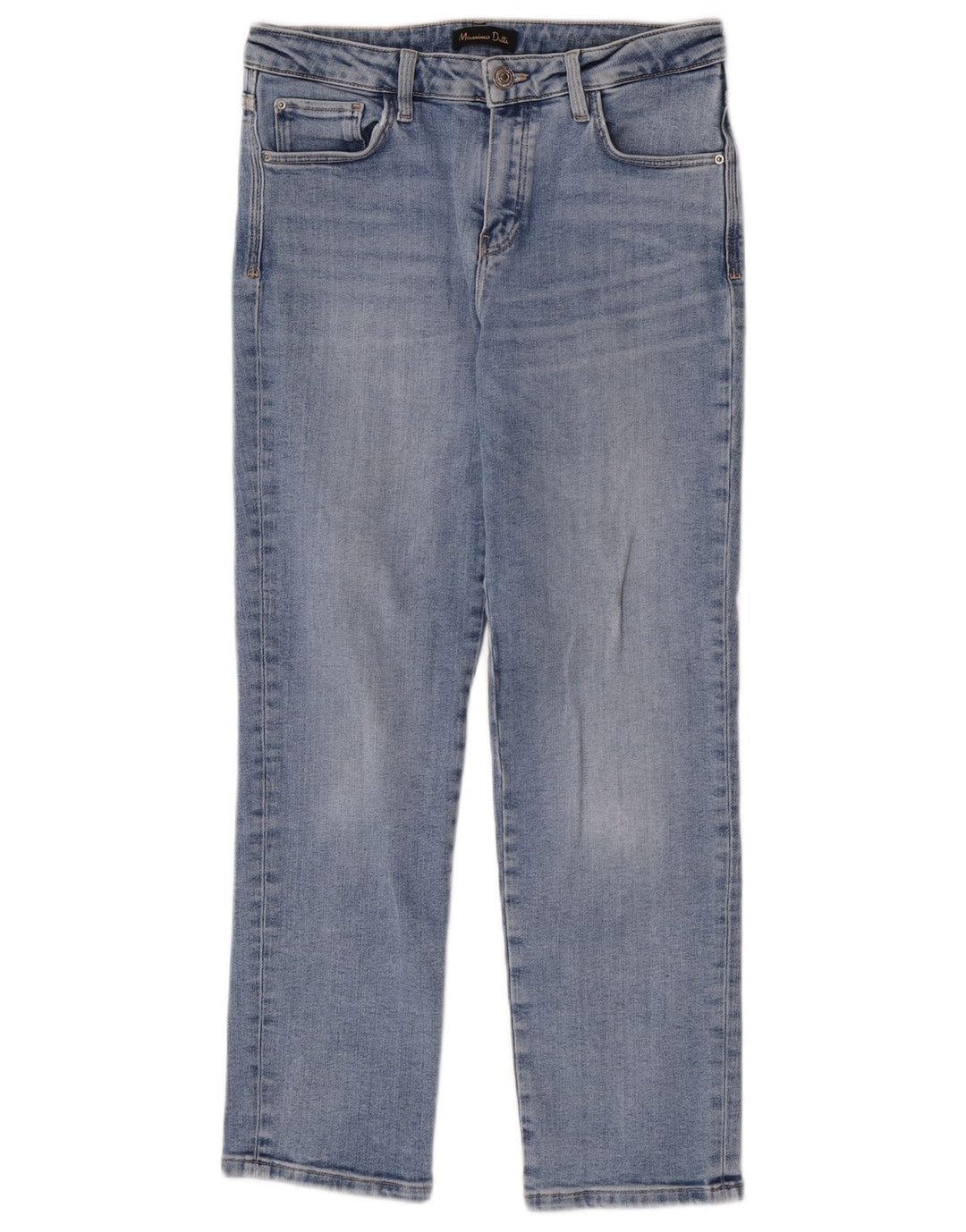 Massimo Dutti Γυναικείο ίσιο τζιν EU 38 Small W28 L27 Blue
