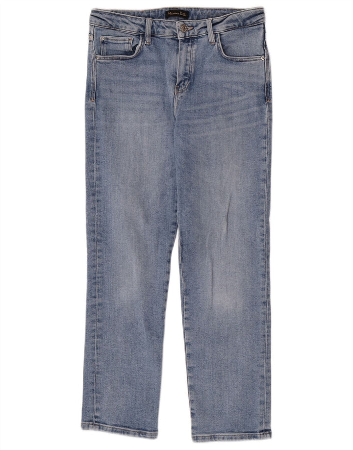 Massimo Dutti Γυναικείο ίσιο τζιν EU 38 Small W28 L27 Blue