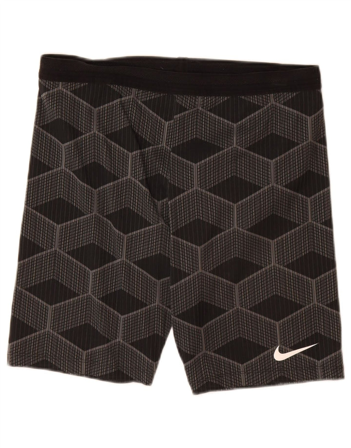 Ανδρικό αθλητικό σορτς Nike μεγάλο γκρι γεωμετρικό