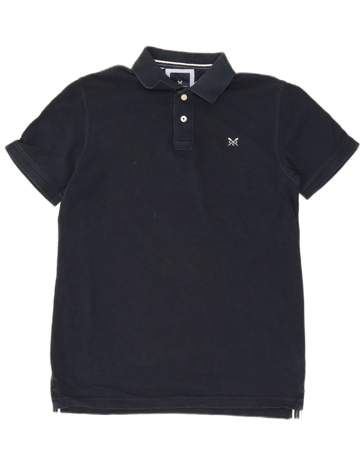 Ανδρικό πουκάμισο Polo Crew Clothing, μεσαίο μπλε βαμβακερό