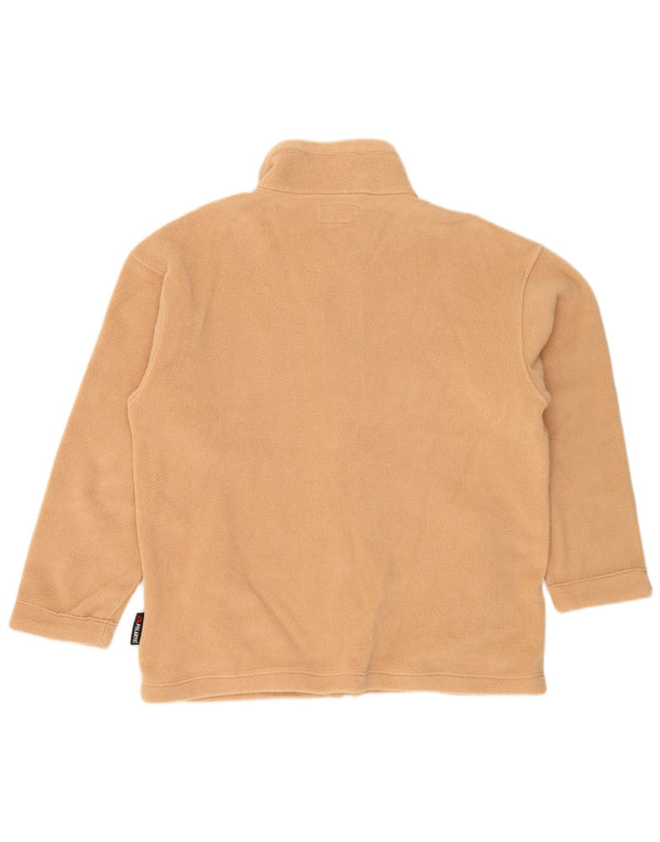 Silvy γυναικείο υπερμεγέθη Fleece Jacket UK 18 XL Beige Floral Polyester
