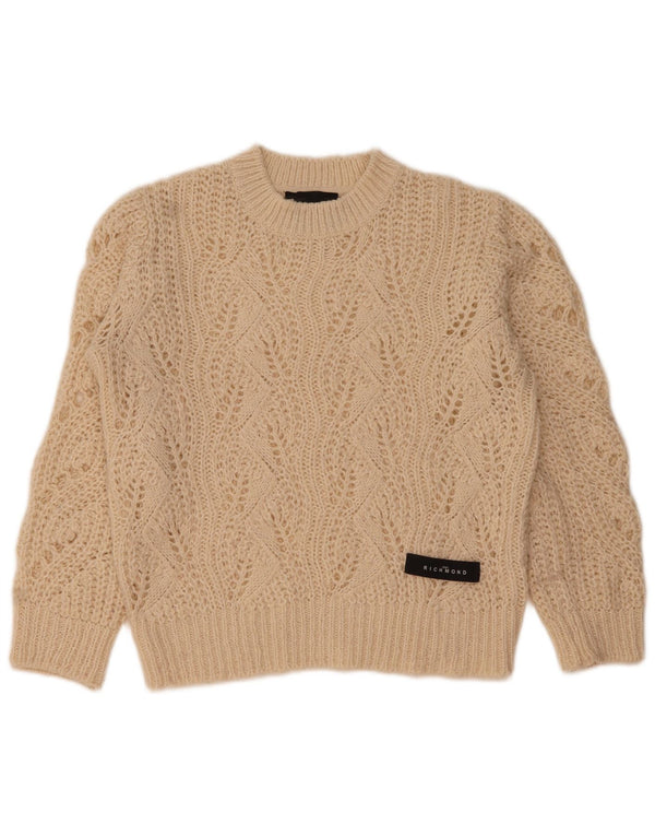 Γυναικείο πουλόβερ Richmond Crew Neck Jumper UK 16 Large Beige