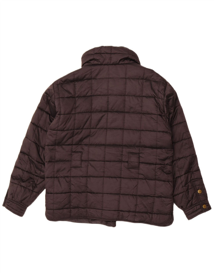 Outrage Γυναικείο μπουφάν με επένδυση UK 12 Μεσαίου Μαύρου Πολυεστέρα