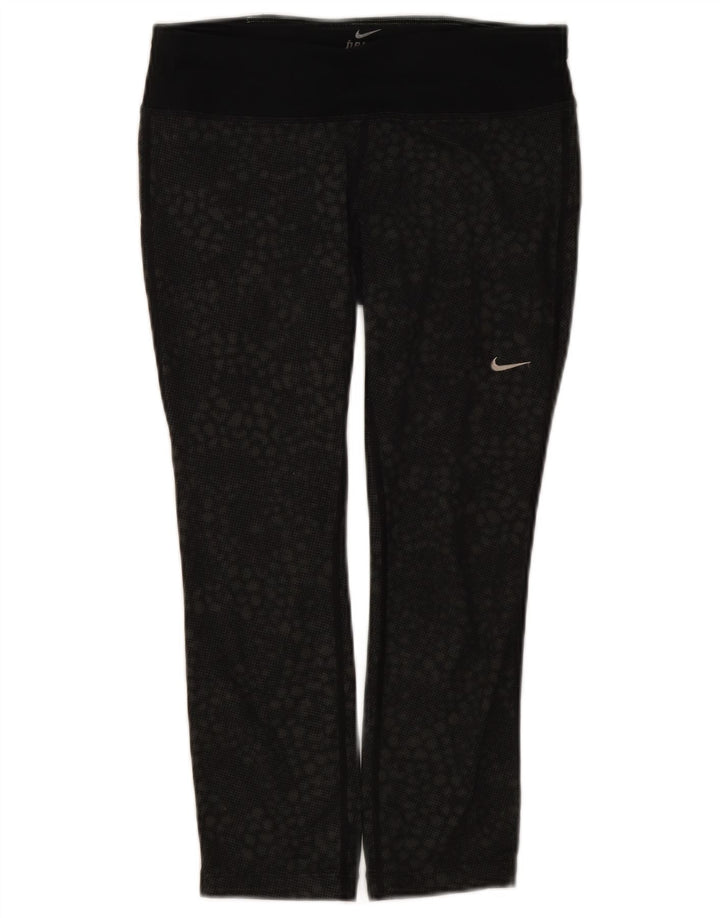 Γυναικεία κολάν Nike Dri Fit UK 10 Small Black Geometric