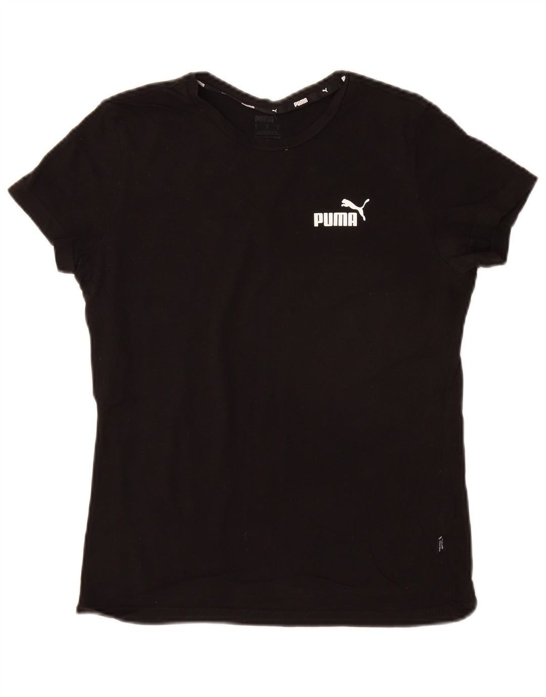 PUMA Γυναικείο T-Shirt Top UK 10 Small Black