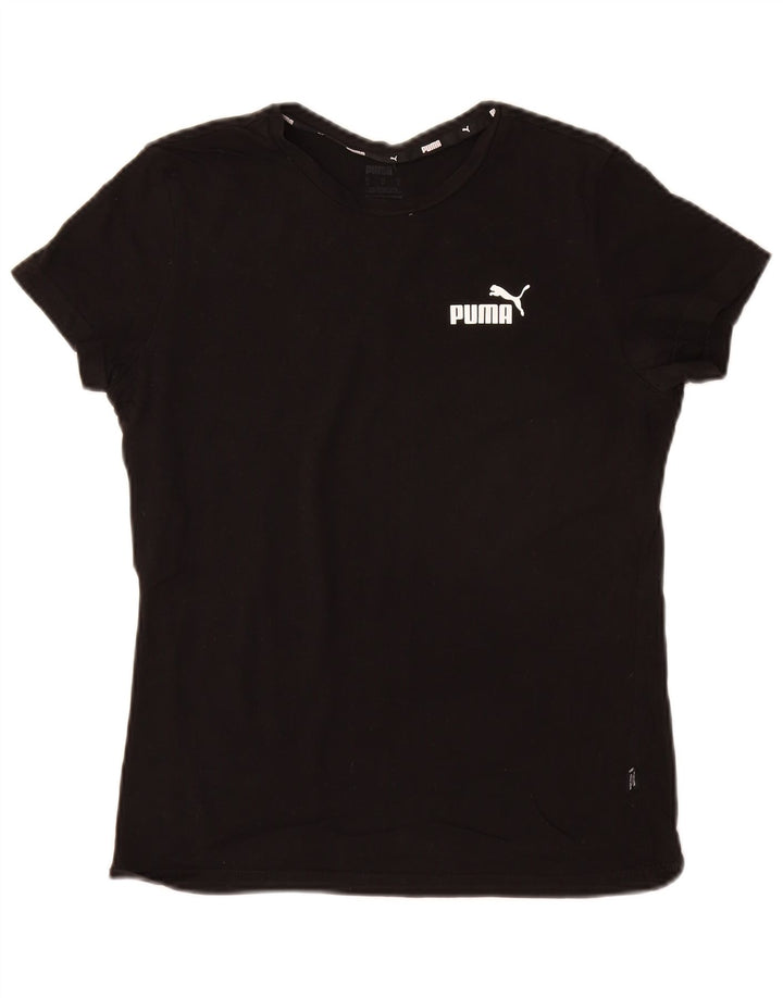 PUMA Γυναικείο T-Shirt Top UK 10 Small Black