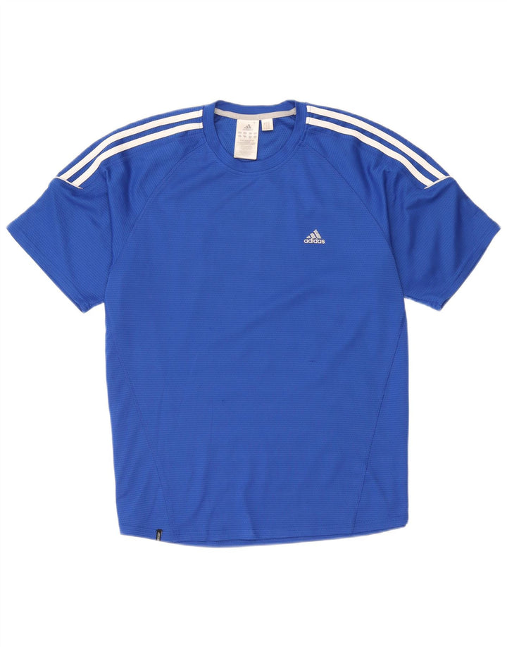 Ανδρικό T-Shirt Adidas Top Large Blue Polyester