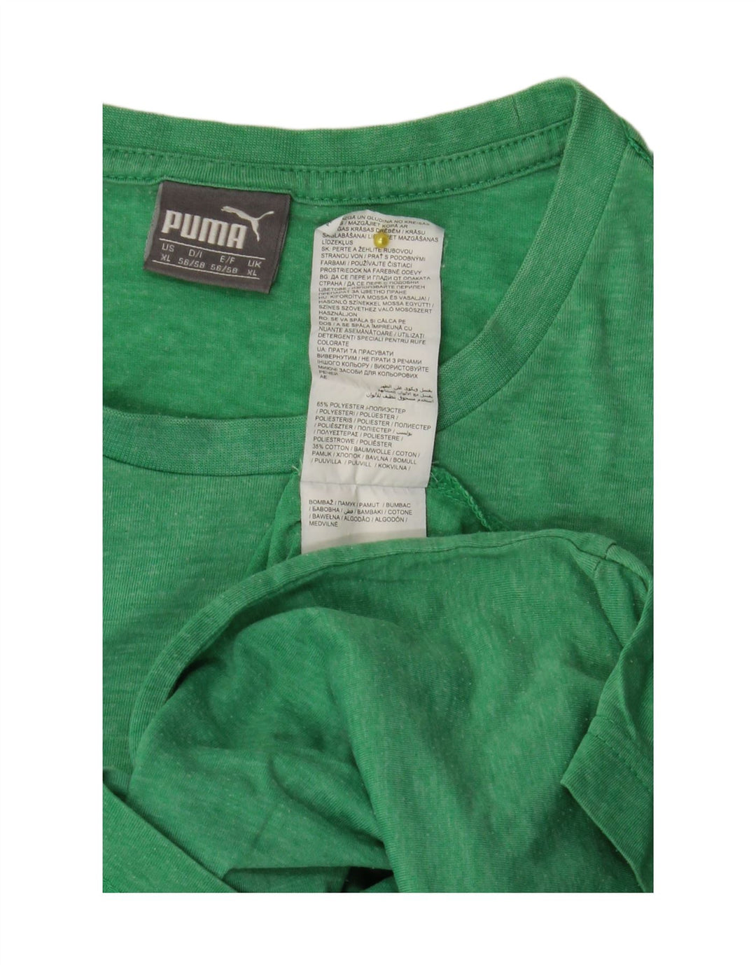 Ανδρικό γραφικό T-Shirt Puma Top XL Πράσινο Πολυεστέρας