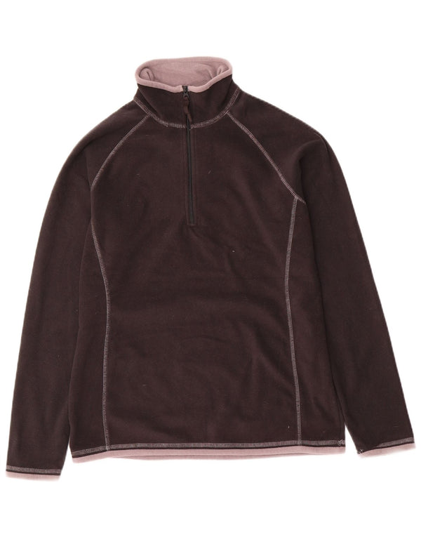 Mountain Warehouse Γυναικείο φερμουάρ Fleece Jumper UK 10 Small Black