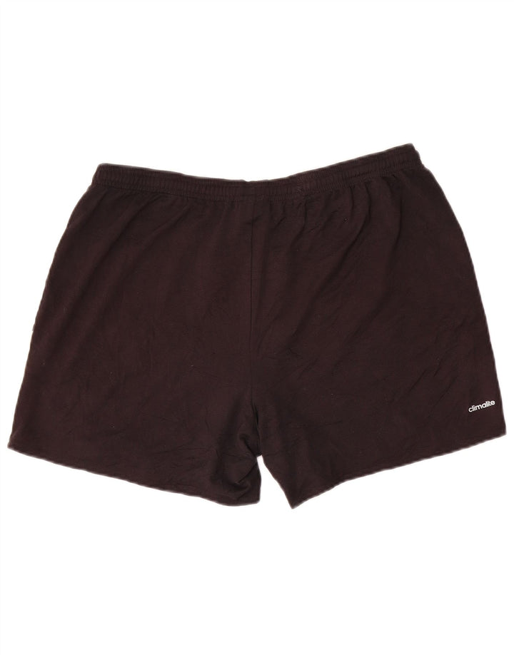 Ανδρικό σορτς Adidas Climalite με μεγάλο μαύρο χρώμα πολυεστέρα