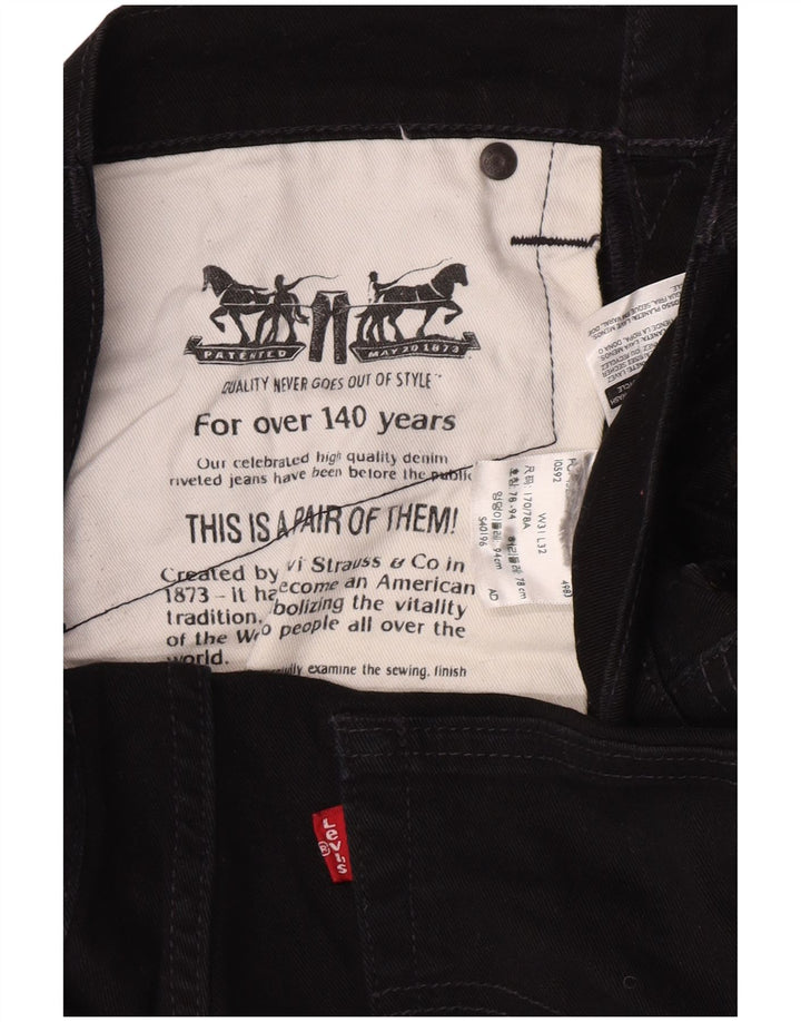Ανδρικό τζιν Levi's Slim W31 L27 Μαύρο
