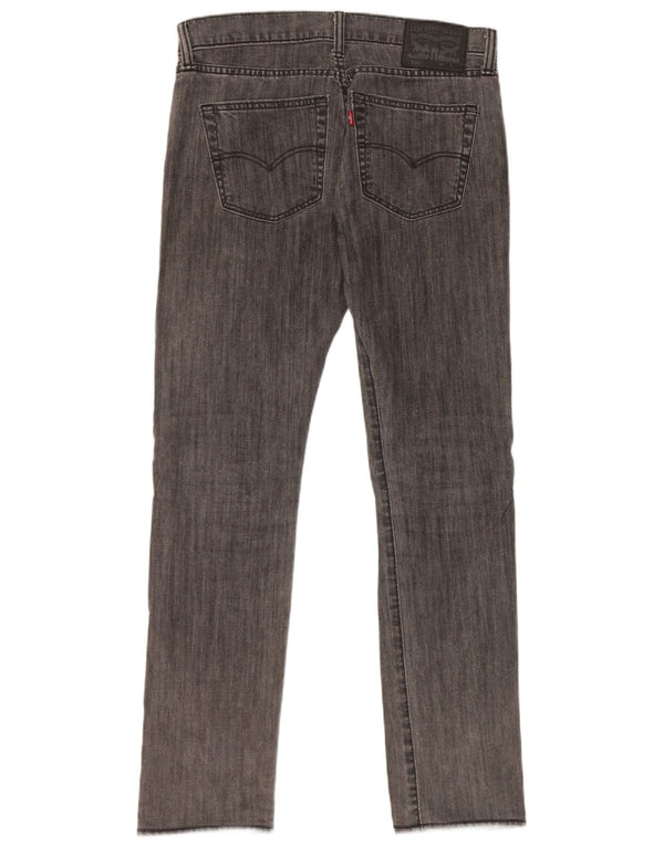 Levi's Mens 510 Skinny Jeans W31 L32 Γκρι βαμβακερό