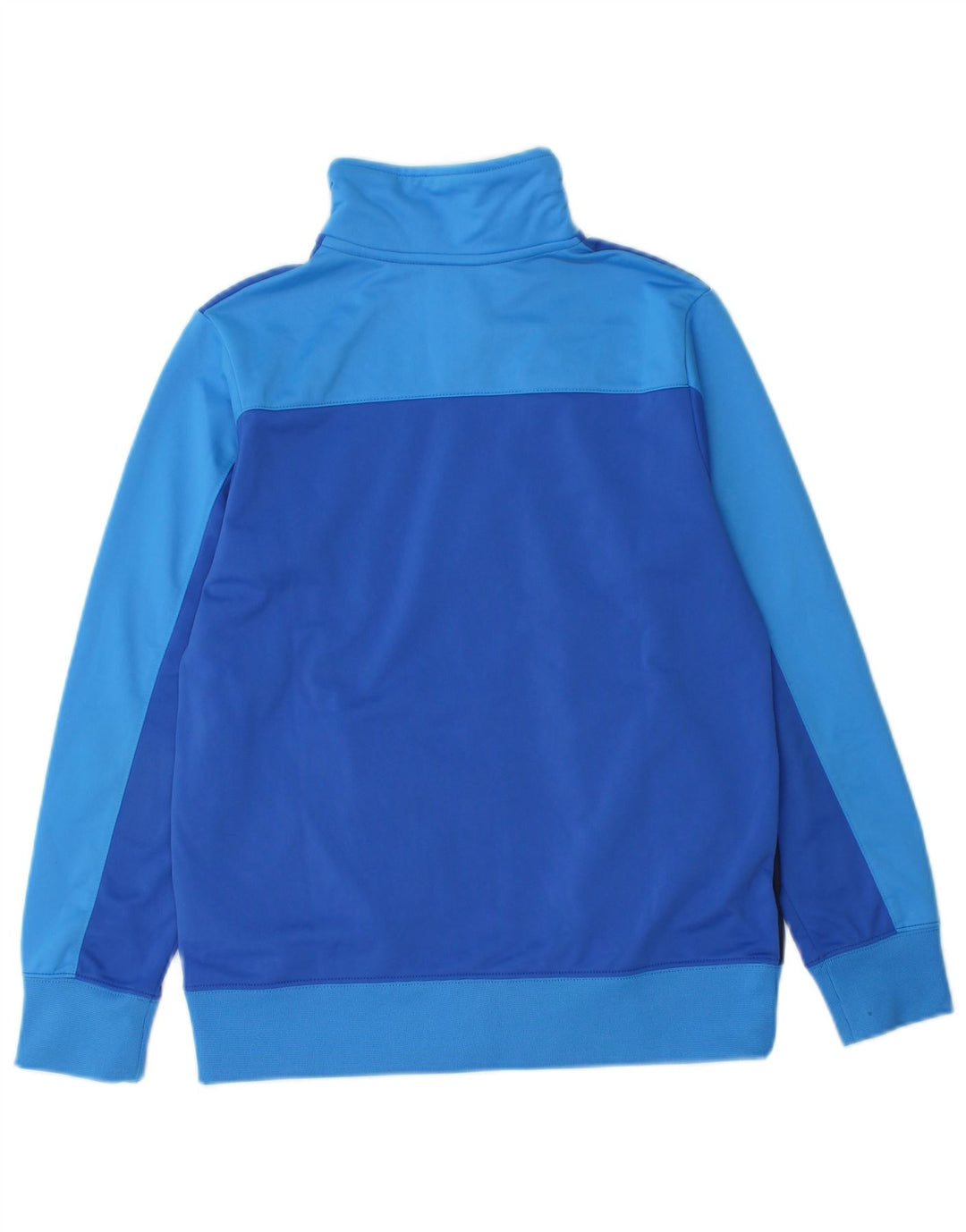 NIKE Boys Tracksuit Top Jacket 12-13 Years Large Blue Colourblock