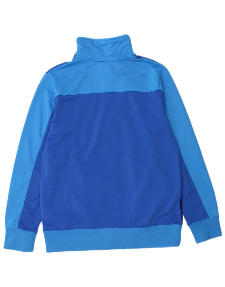 NIKE Boys Tracksuit Top Jacket 12-13 Years Large Blue Colourblock