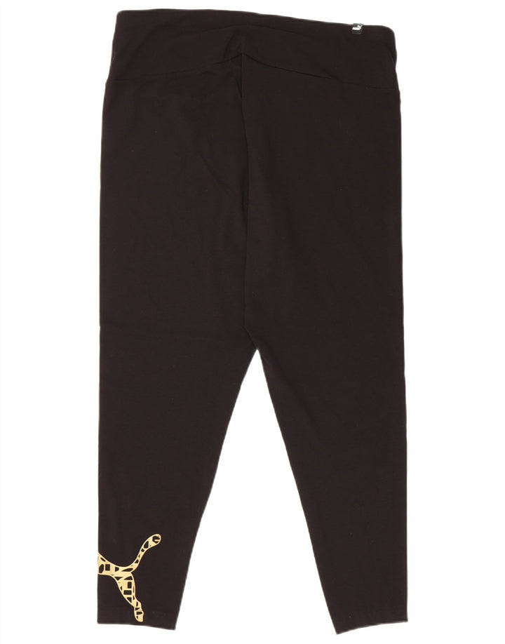 Γυναικείο Γραφικό Κολάν PUMA UK 18 XL Μαύρο βαμβακερό