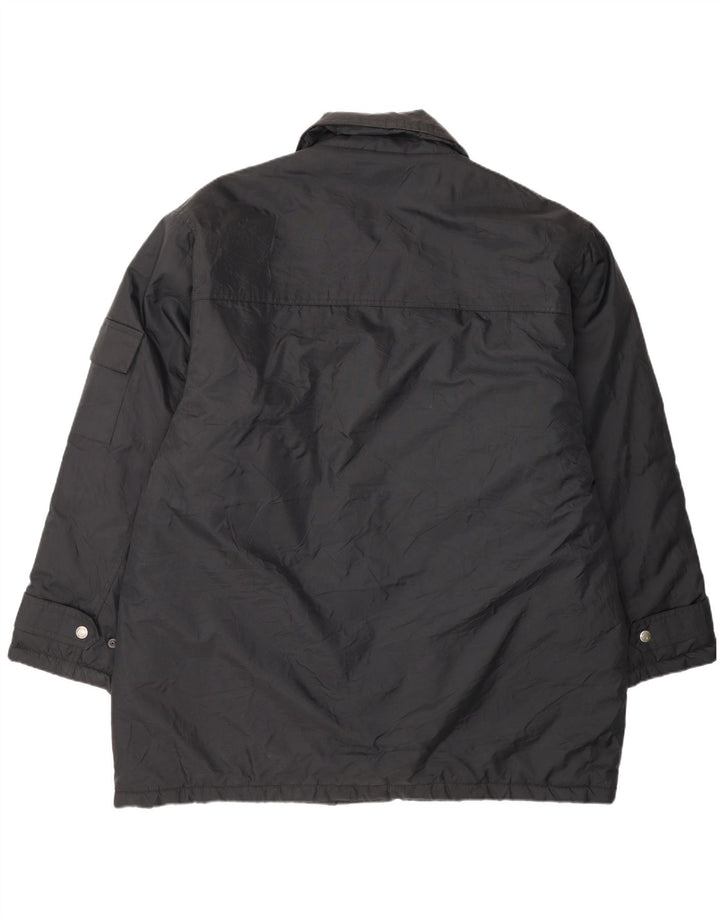 Ανδρικό παλτό Valentino Windbreaker IT 54 2XL Μαύρο Πολυαμίδιο