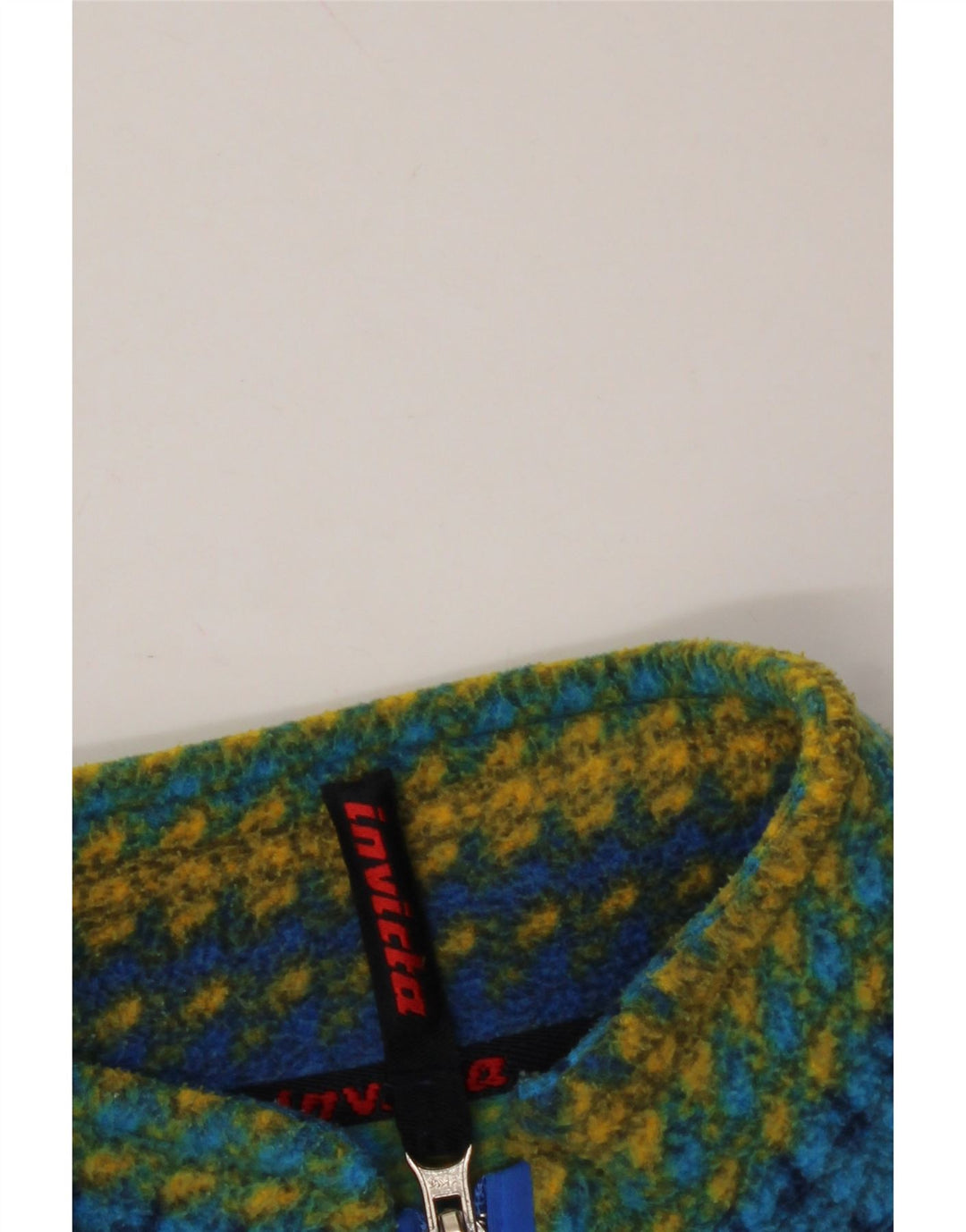 INVICTA Ανδρικό φερμουάρ φλις λαιμόκοψη Μεγάλο πολύχρωμο ριγέ