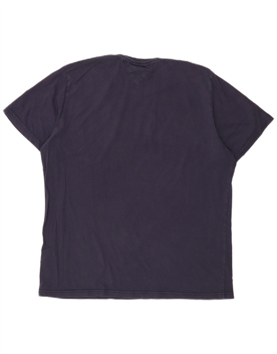 Ανδρικό γραφικό μπλουζάκι TOMMY HILFIGER Top XL Navy Blue Cotton