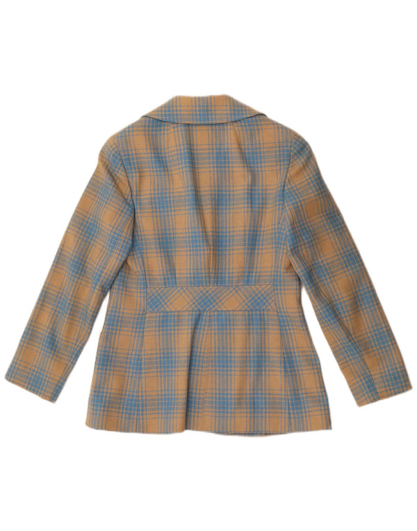 Stylbert Γυναικείο μπουφάν blazer UK 10 Small Blue Check
