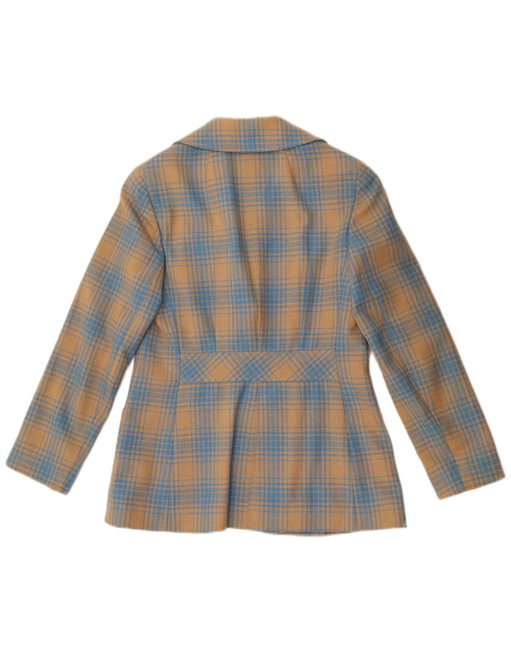 Stylbert Γυναικείο μπουφάν blazer UK 10 Small Blue Check