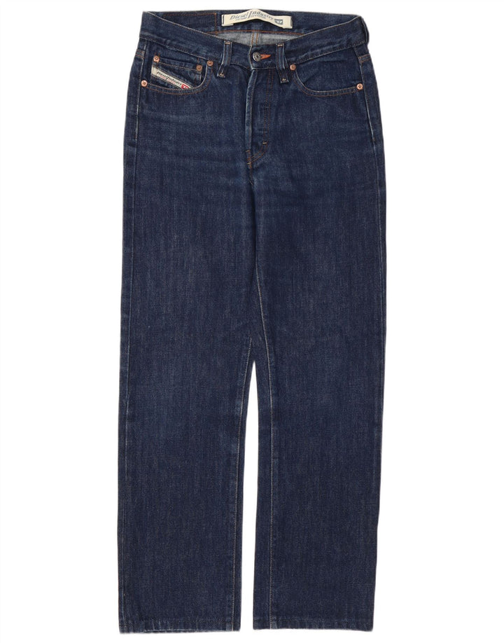 Diesel Ανδρικό ίσιο τζιν W28 L28 Navy Blue Cotton