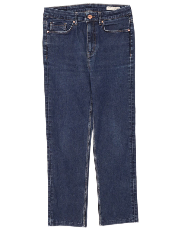 Marks & Spencer Γυναικεία Slim Cropped Jeans UK 12 Medium W30 L26 Blue Cotton