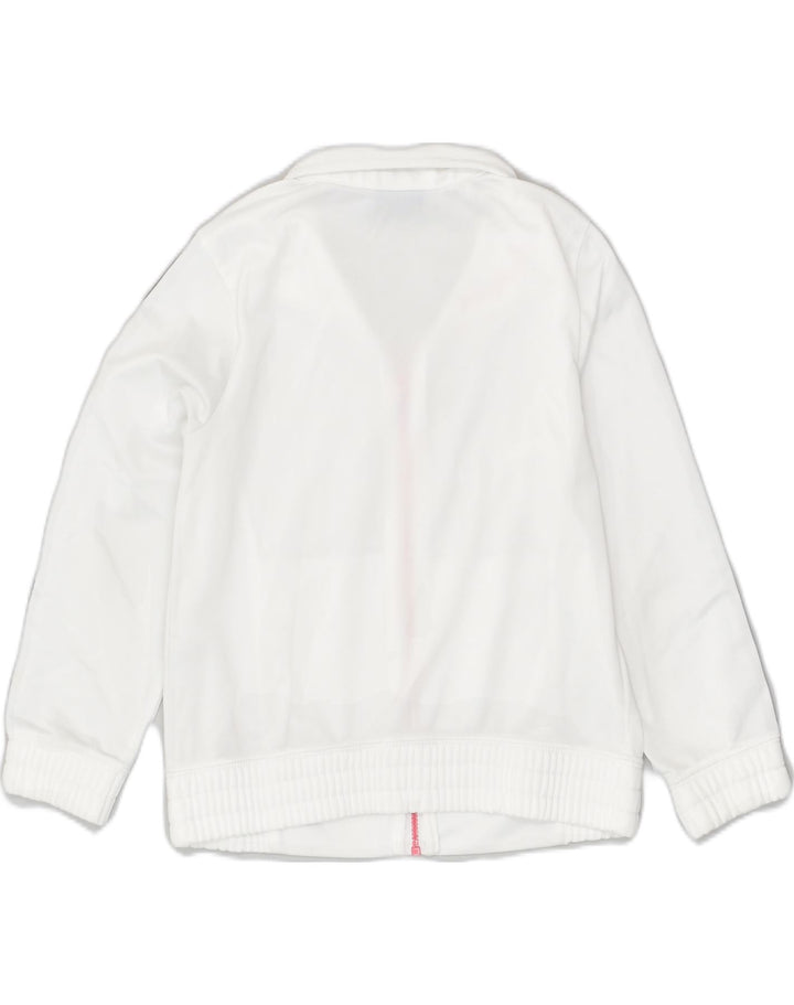 CHAMPION Girls Tracksuit Top Jacket 5-6 Years XS  White Polyester | Vintage Champion | Thrift | Second-Hand Champion | Used Clothing | Messina Hembry 