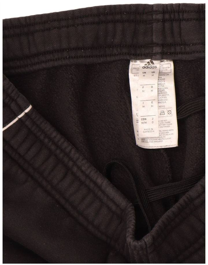 Ανδρική φόρμα Adidas Παντελόνι Joggers Μεσαίο μαύρο βαμβακερό