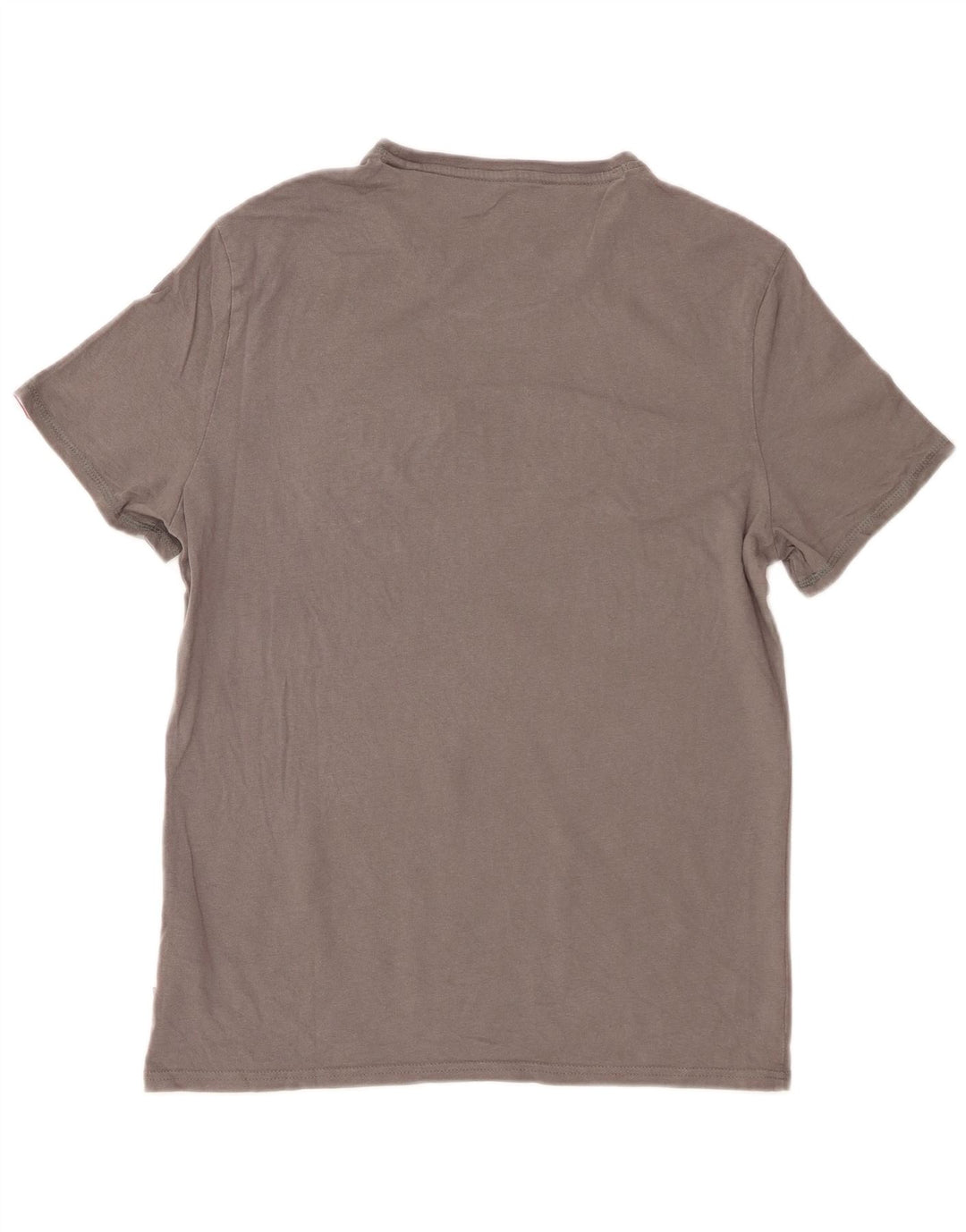 Γραφικό μπλουζάκι Guess Mens Slim Fit Top Μεσαίο γκρι βαμβακερό