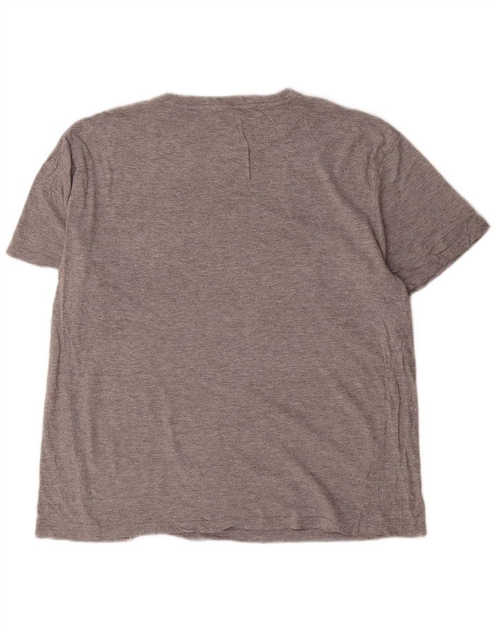 Ανδρικό γραφικό T-Shirt Hurley Top Μεσαίο γκρι βαμβακερό