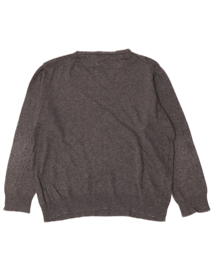 Γυναικείο πουλόβερ Benetton Boat Neck Jumper UK 12 Medium Grey
