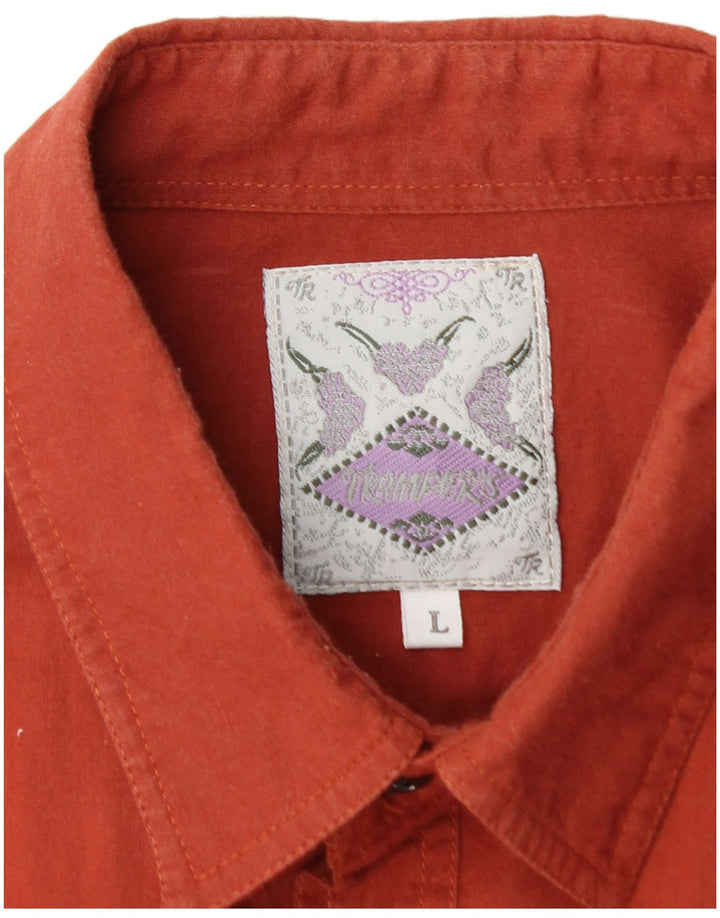 Ανδρικό πουκάμισο VINTAGE μεγάλο κόκκινο