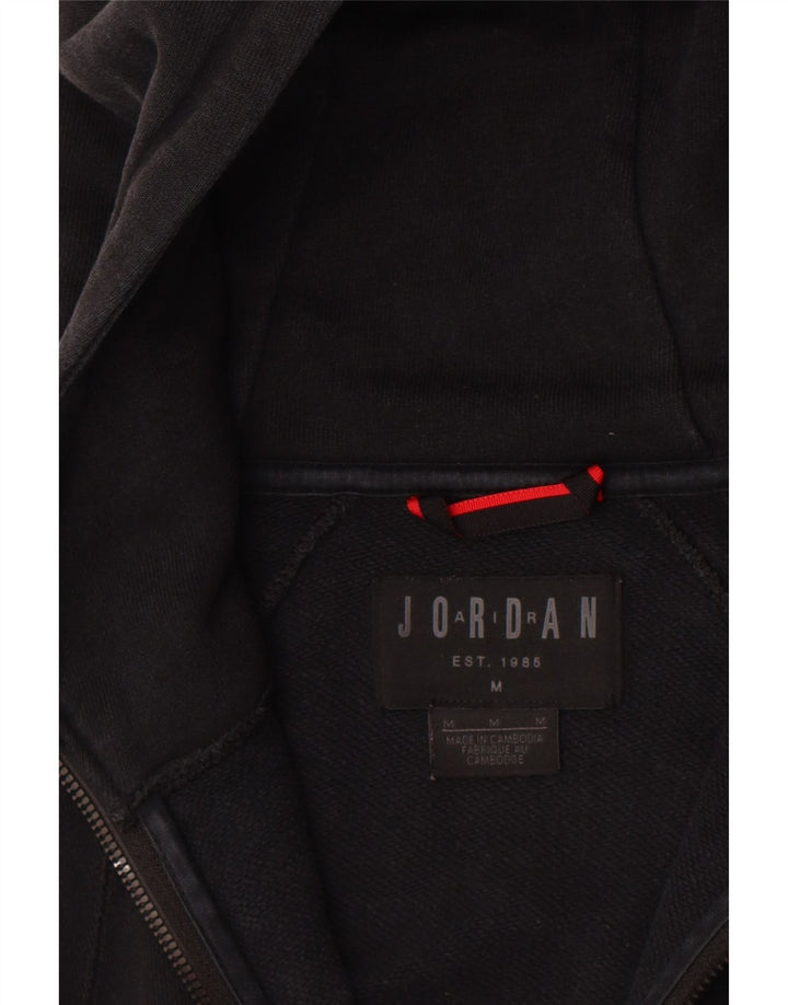 Ανδρικό πουλόβερ Jordan με φερμουάρ, μεσαίο μαύρο