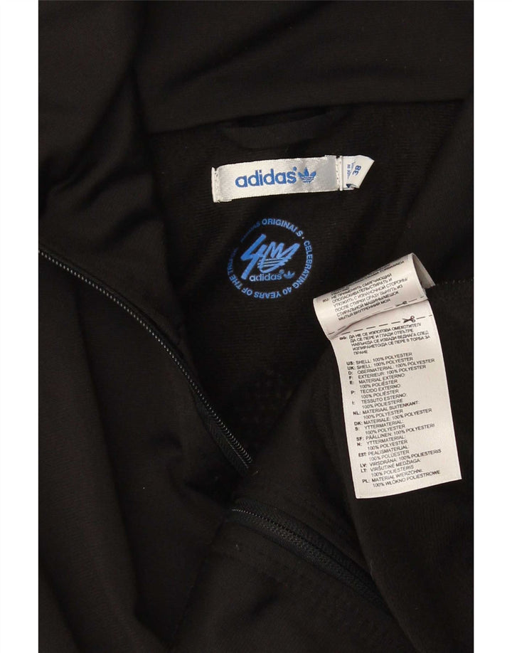 Γυναικεία φόρμα γραφικών Adidas Top Jacket IT 38 XS Μαύρο Πολυεστέρας