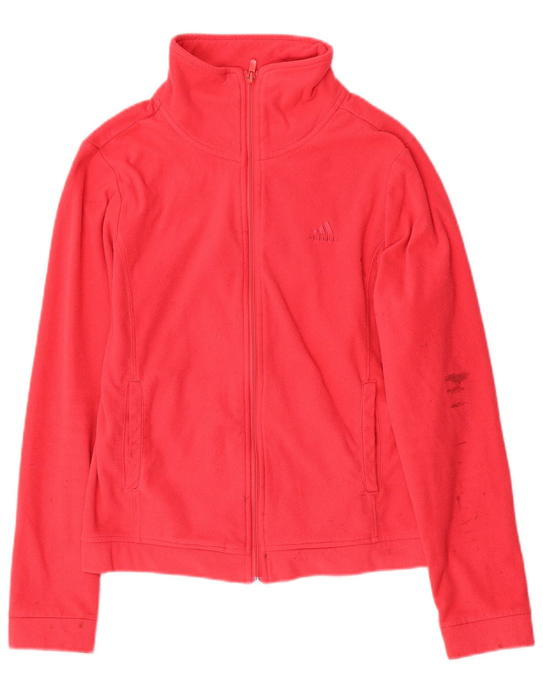 ADIDAS Γυναικείο Clima 365 Fleece Jacket UK 12 Medium Pink Polyester