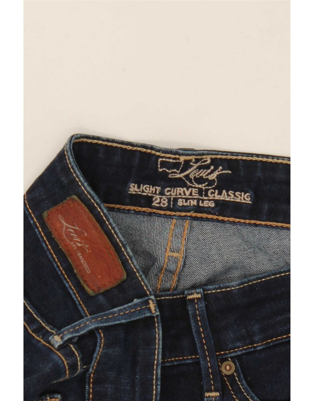 Γυναικείο Levi's Slight Curve Classic Fit Slim Jeans W28 L34 Navy Blue