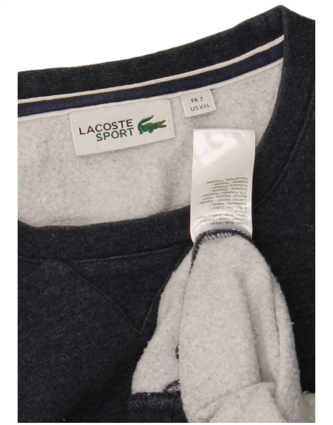 Ανδρική φούτερ Lacoste Jumper Size 7 2XL Navy Blue Cotton