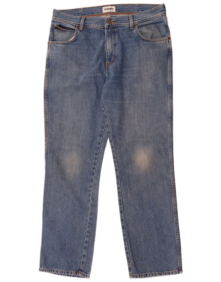 Wrangler Ανδρικό Texas Straight Jeans W36 L32 Μπλε βαμβακερό