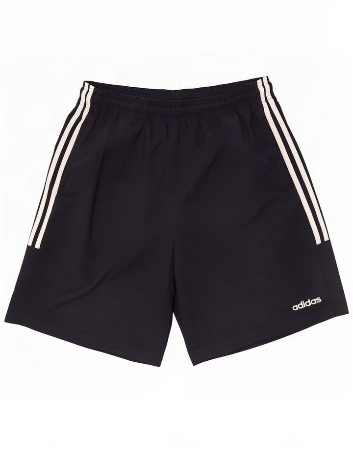 Ανδρικό αθλητικό σορτς Adidas μεγάλο μπλε ναυτικό πολυεστέρα