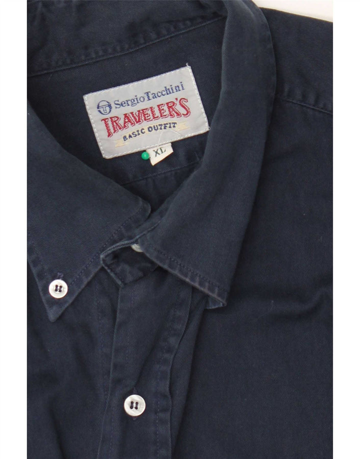 Ανδρικό πουκάμισο Sergio Tacchini XL Navy Blue