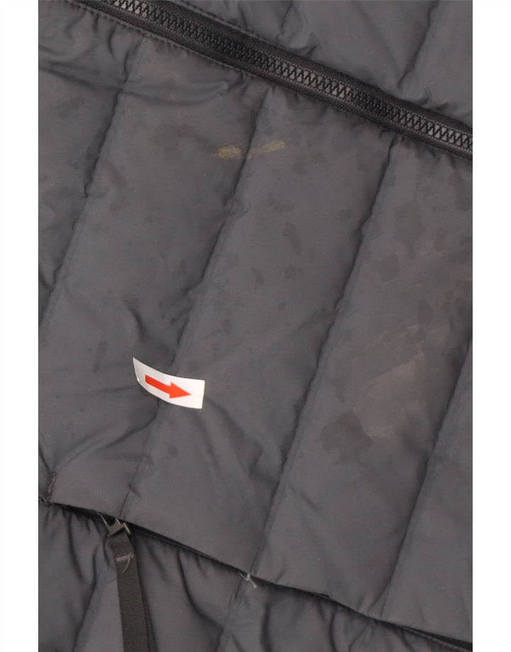 Ανδρικό μπουφάν με κουκούλα ADIDAS UK 38 Medium Grey Polyester