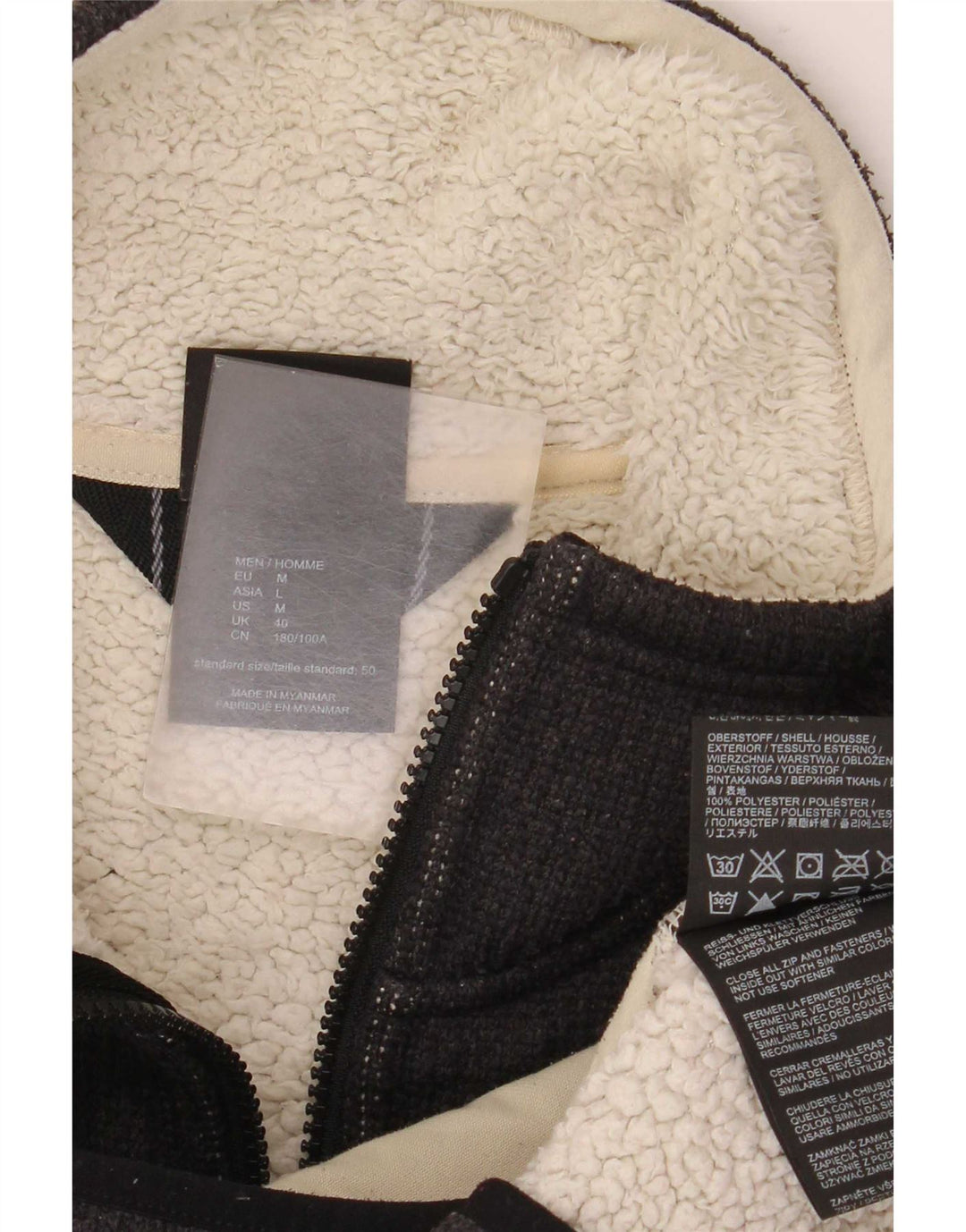 Jack Wolfskin Ανδρικό Bomber Jacket UK 40 Medium Black Polyester